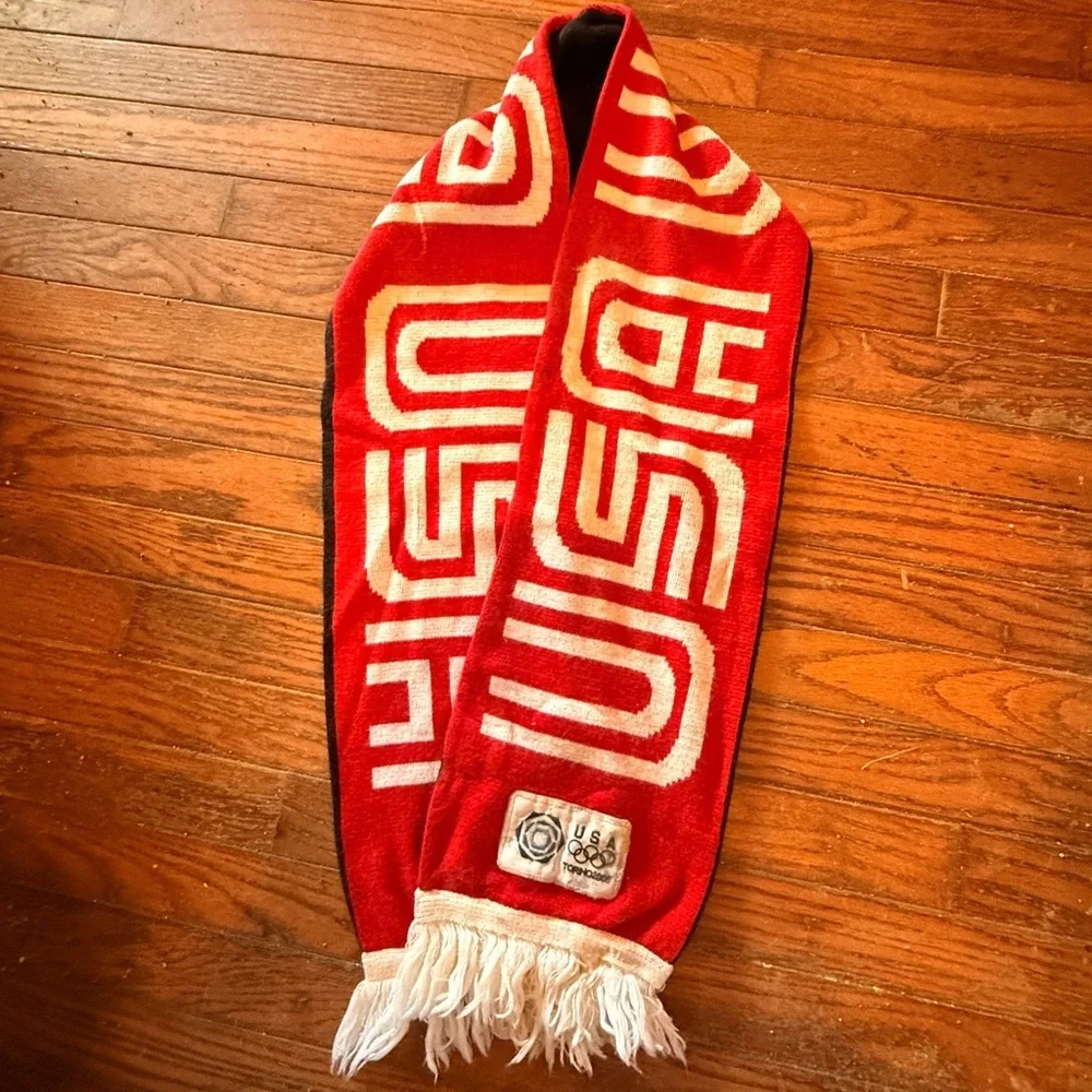 Vintage Roots USA Torino Olympic Games Scarf